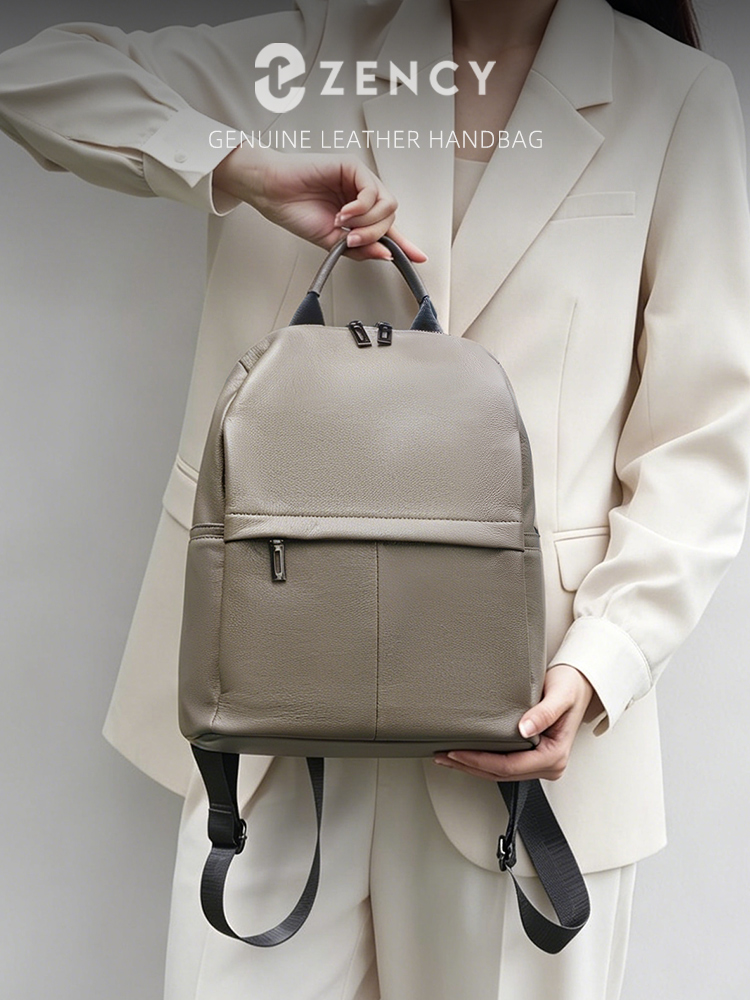 Leather Work Womens Backpack - Zency – стильный рюкзак из натуральной