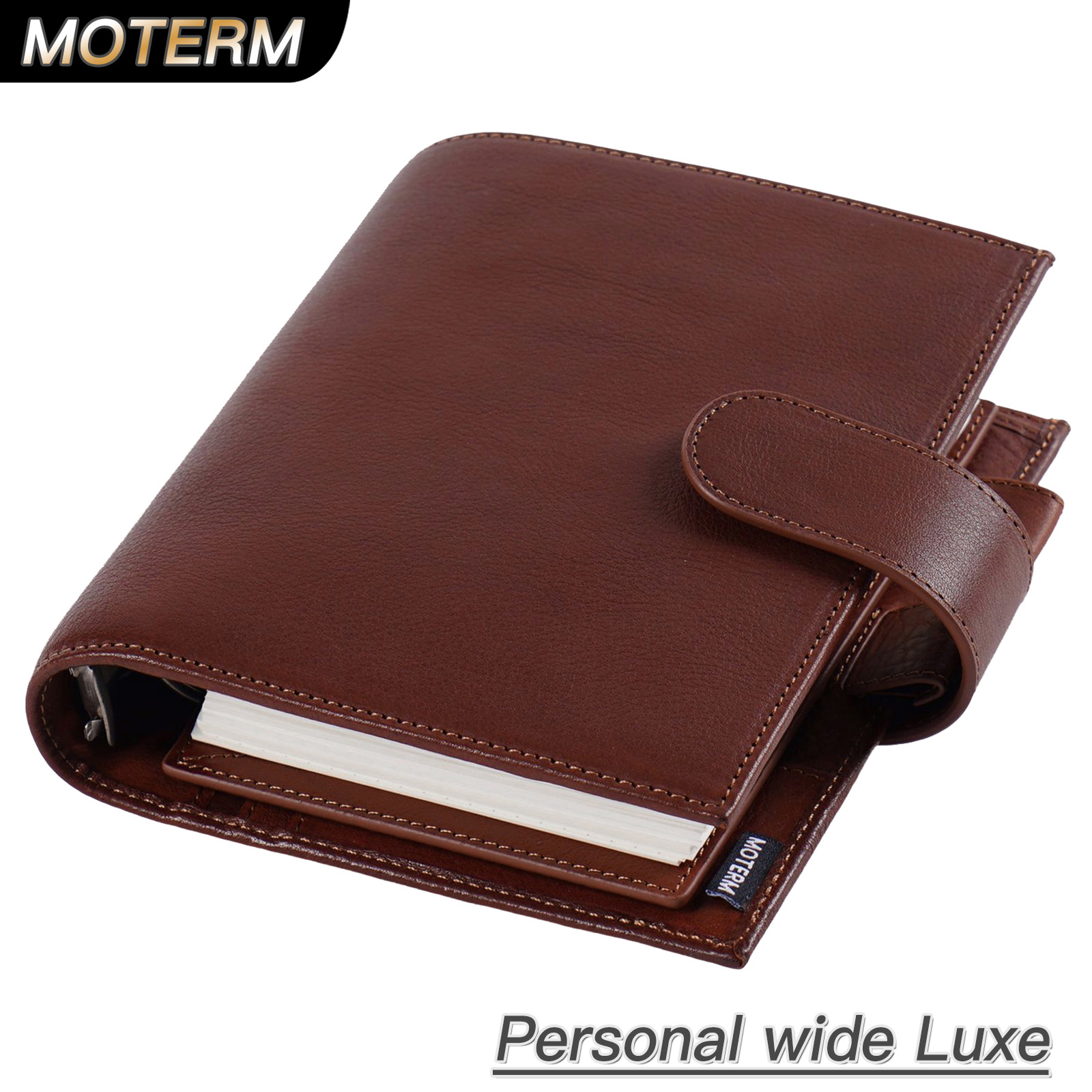Leather Work Diary - Moterm полностью зернистая кожа растительного дубления,