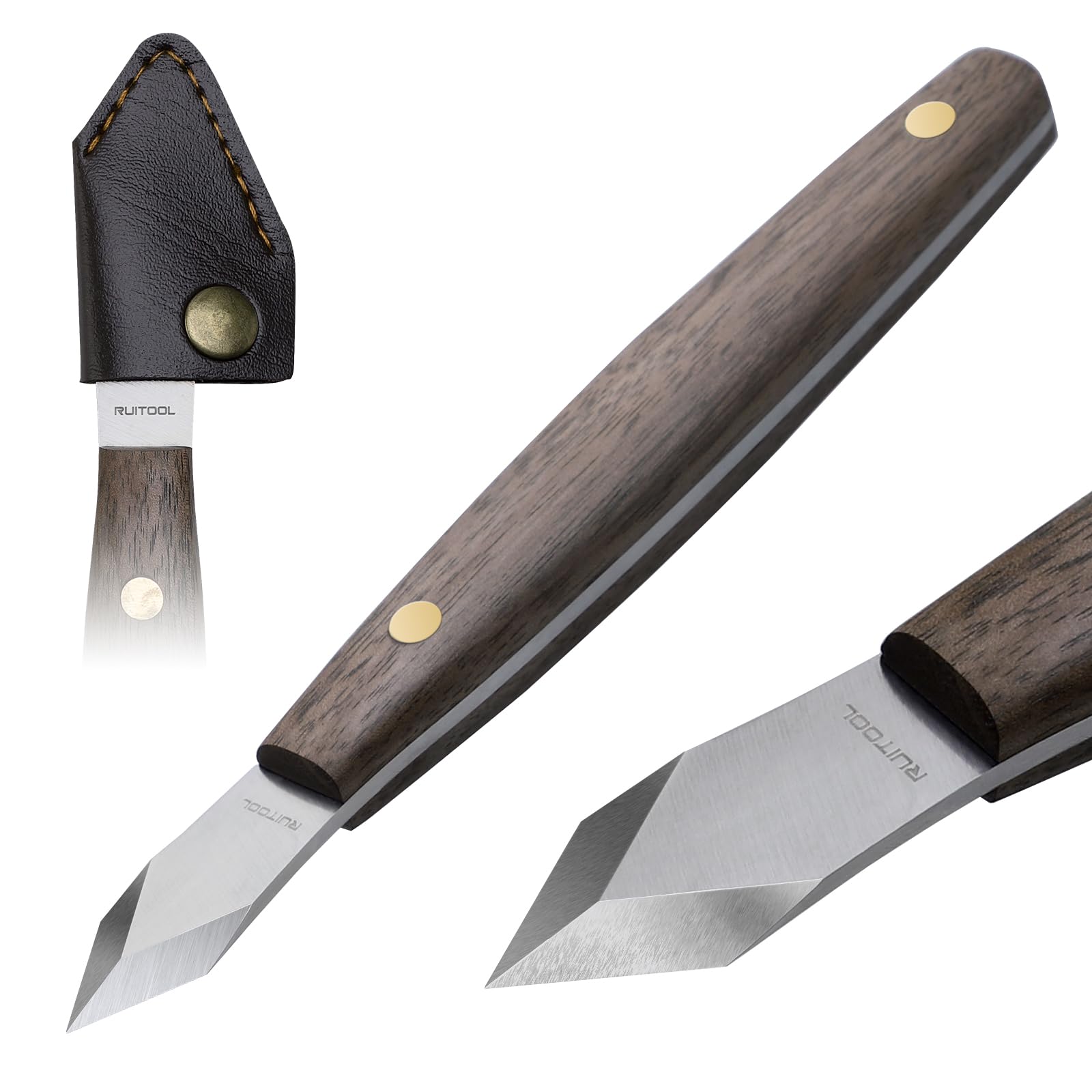 Маркировочный нож RUITOOL, дер – обзор и цена Leatherwork Knife Sheath