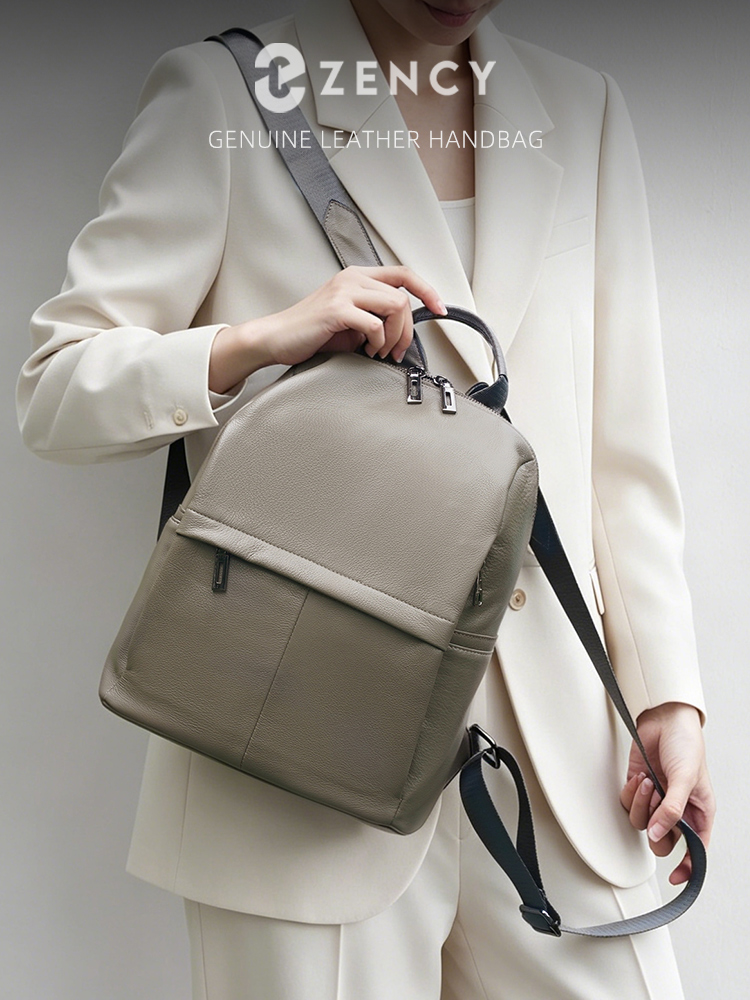 Zency – стильный рюкзак из нат – обзор и цена Leather Work Womens Backpack