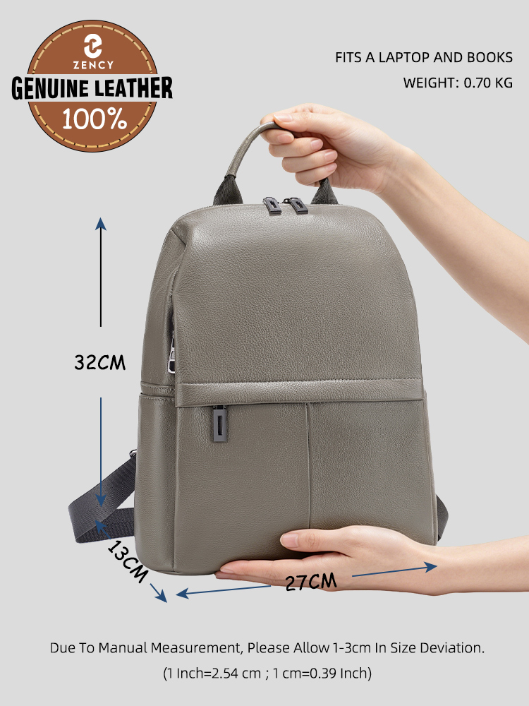 Zency – стильный рюкзак из нат – обзор и цена Leather Work Womens Backpack
