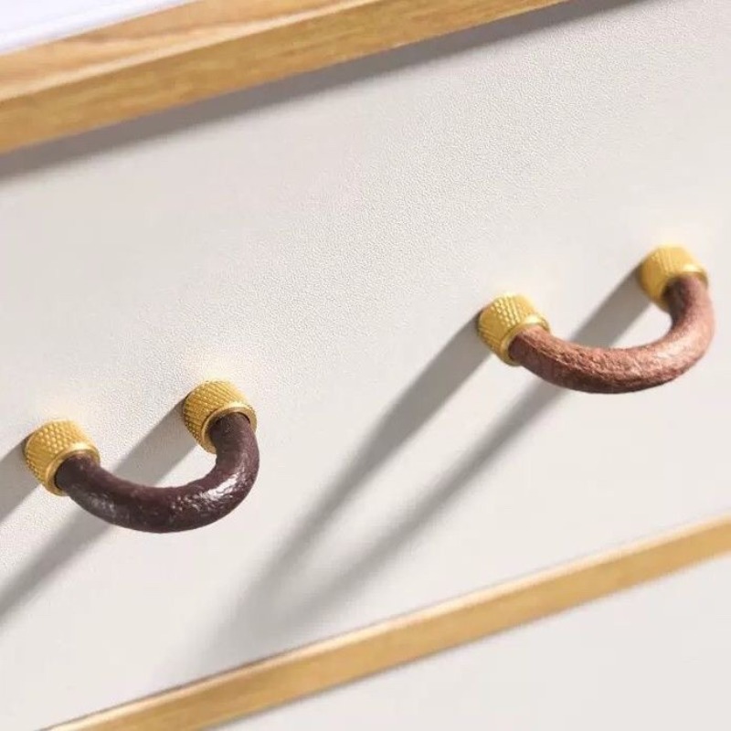 Латунь + кожаная ручка для шка – обзор и цена Leatherwork Hardware