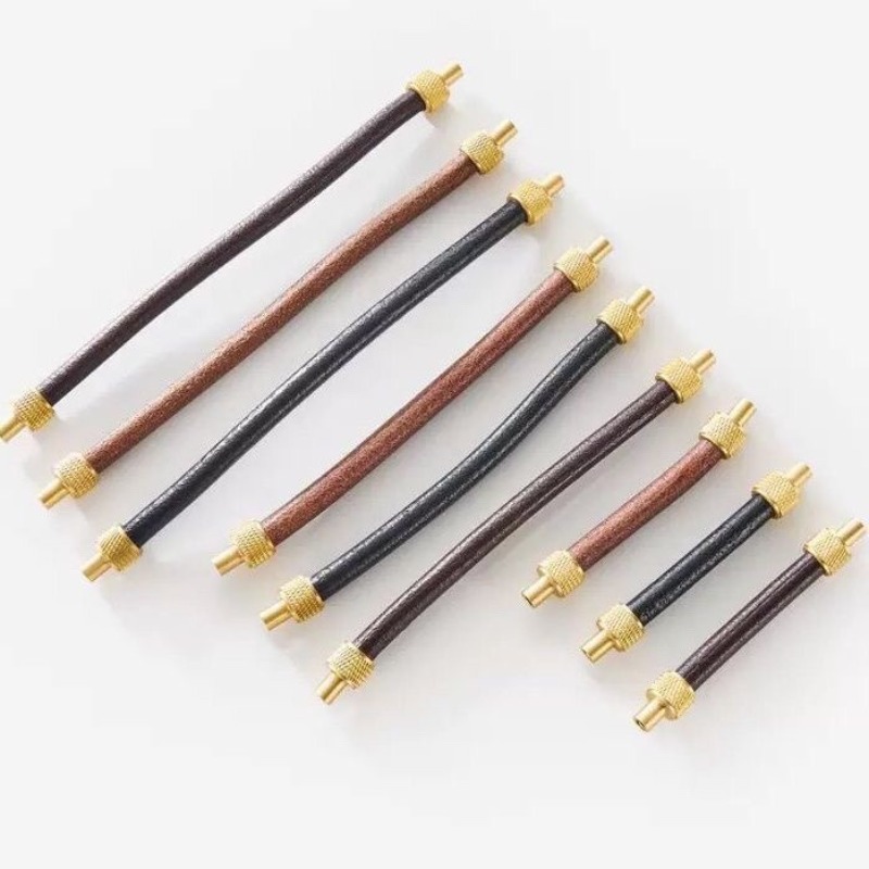 Латунь + кожаная ручка для шка – обзор и цена Leatherwork Hardware