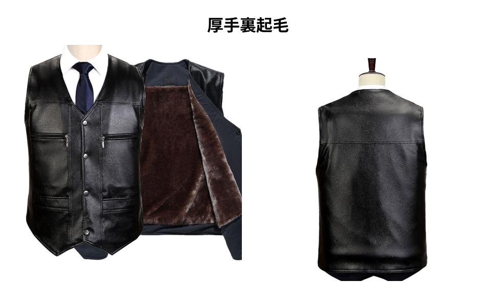 Классический мужской зимний жи – обзор и цена Leather Work Vest For Men